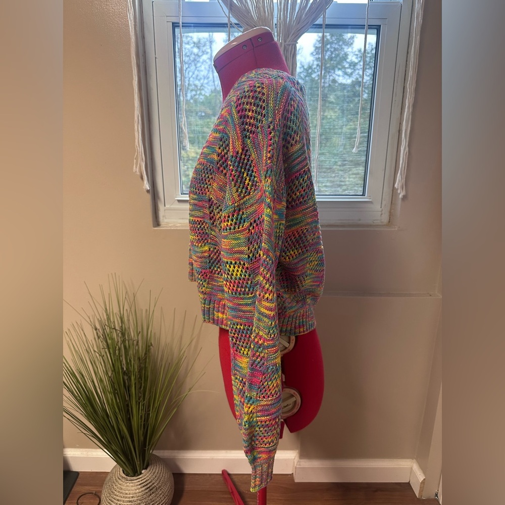 Colorful Knit Cardigan - Picture 3 of 5